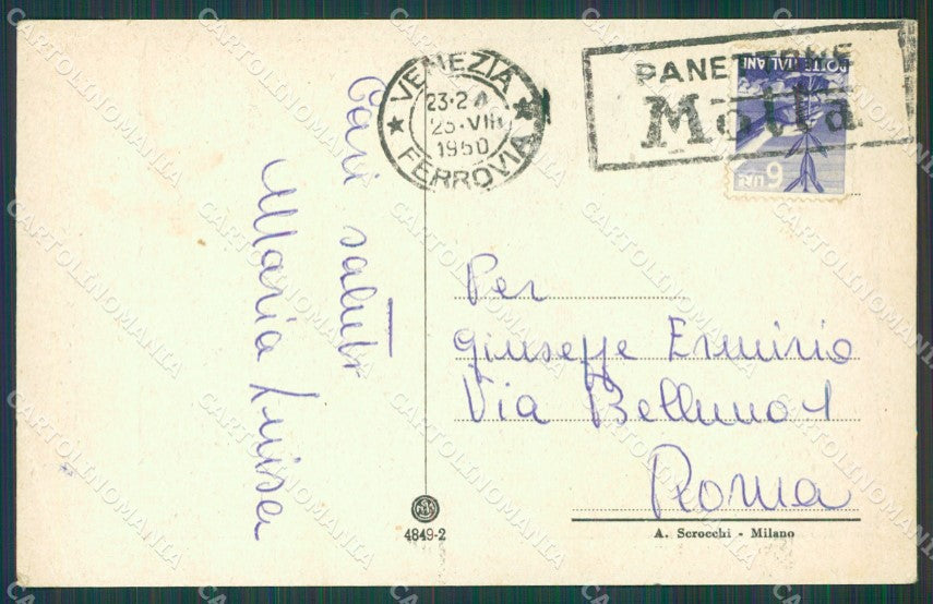 Venezia Città cartolina KB3839 – retro