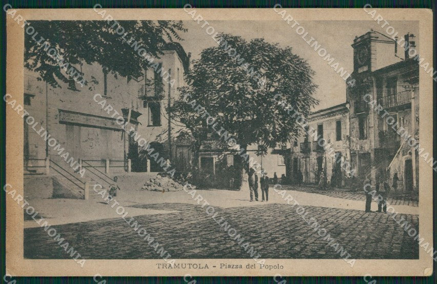 Potenza Tramutola PIEGHINA cartolina KB3841 – fronte