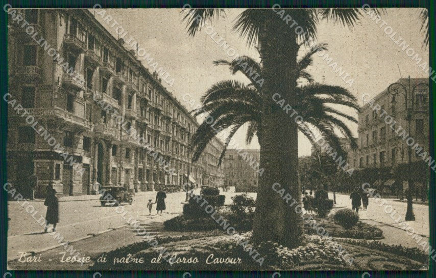 Bari Città Auto PIEGHINA cartolina KB3842 – fronte