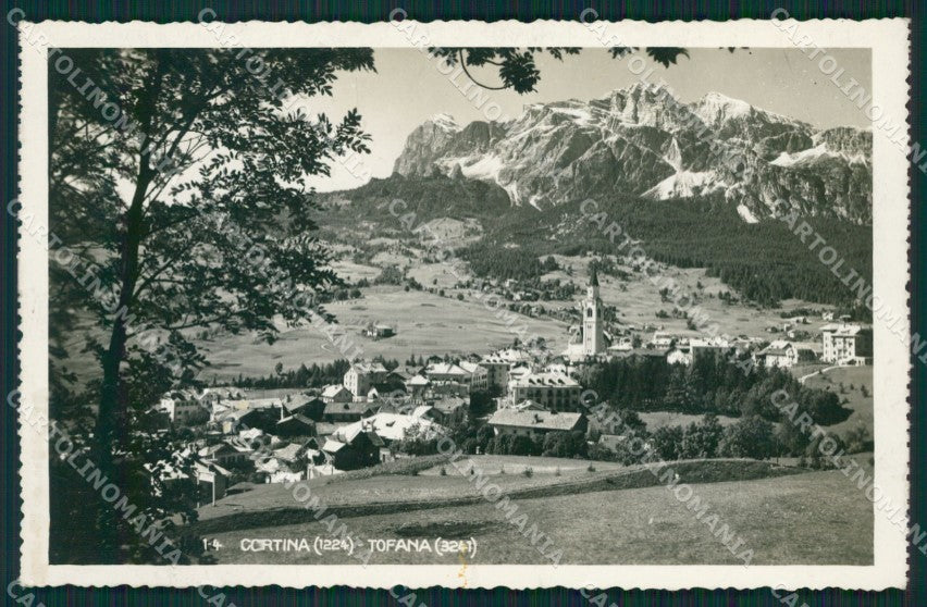 Belluno Cortina Tofana Foto cartolina KB3858 – fronte