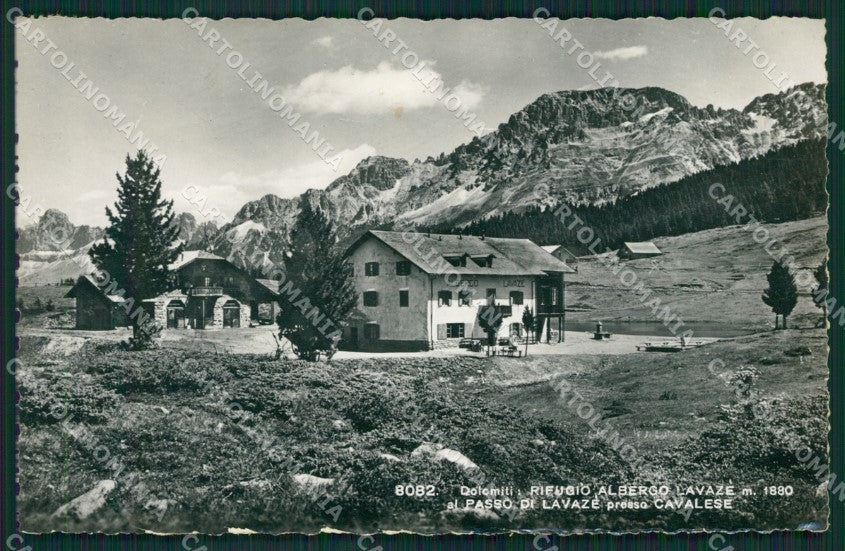 Trento Rifugio Lavazè Passo di Lavazè Foto cartolina KB3859 – fronte
