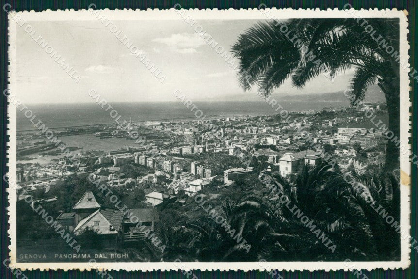 Genova Città PIEGHE Foto cartolina KB3860 – fronte