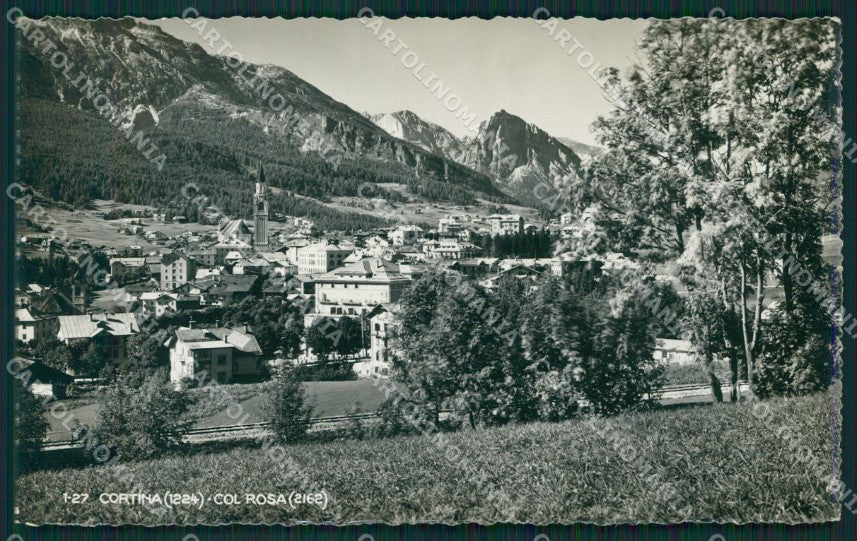 Belluno Cortina Col Rosa Foto cartolina KB3873 – fronte