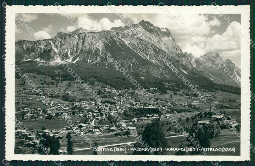 Belluno Cortina Faloria Sorapis Anteleo Foto cartolina KB3874 – fronte