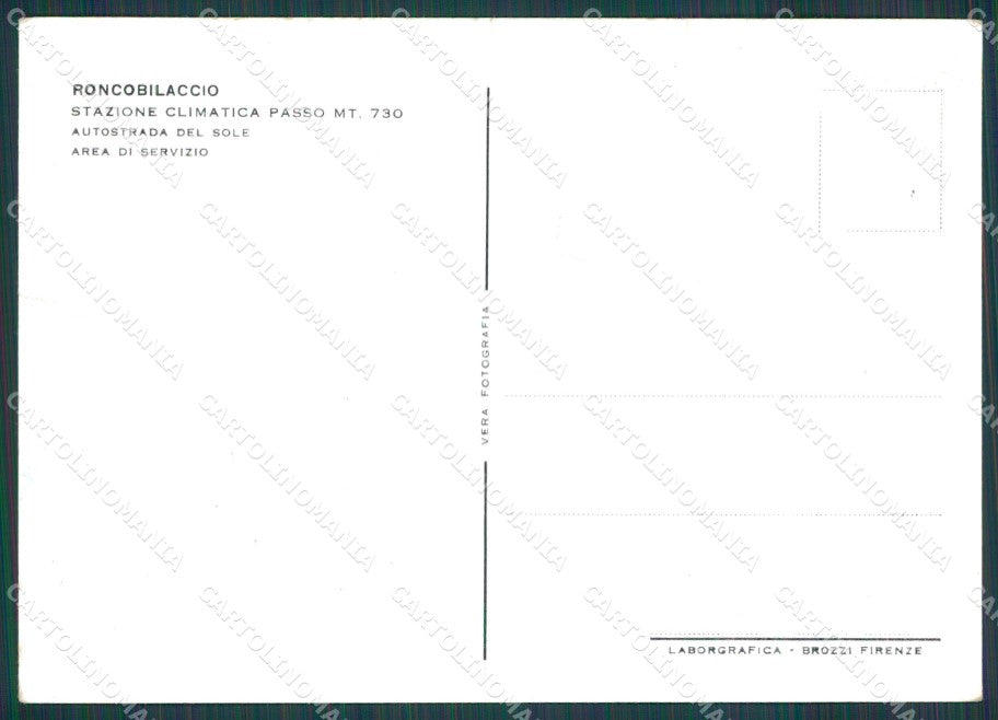 Bologna Castiglione Pepoli Roncobilaccio PIEGHINE STRAPPINO FG cartolina KB3881 – retro