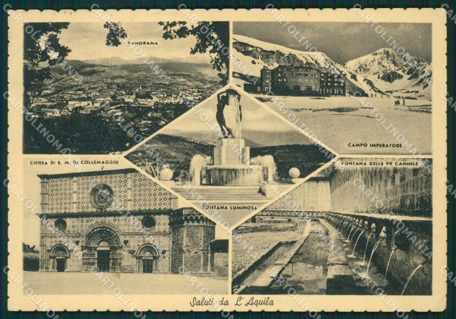 L'Aquila Città FG cartolina KB3900 – fronte