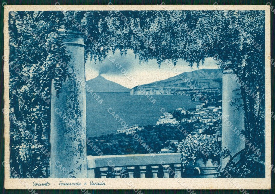 Napoli Sorrento Vesuvio FG cartolina KB3904 – fronte