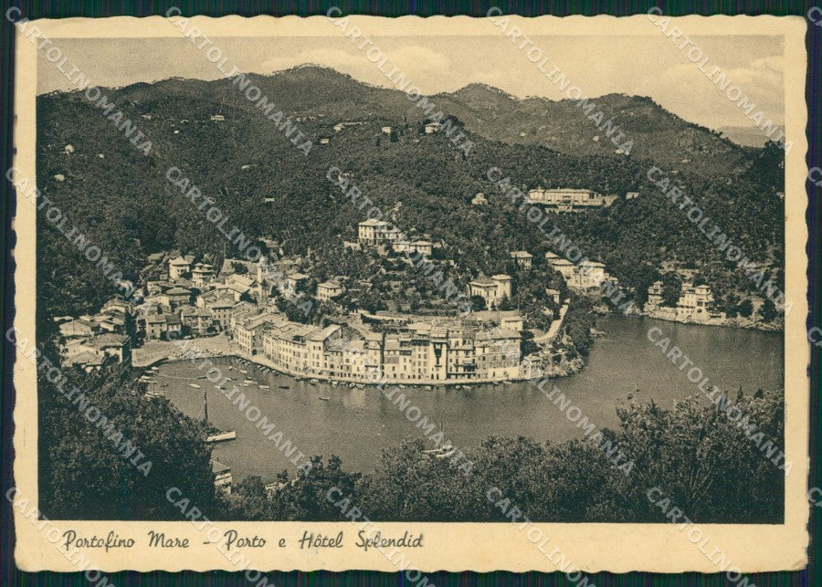 Genova Portofino PIEGHINE FG cartolina KB3918 – fronte