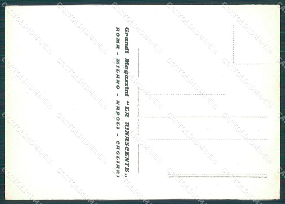 Roma Città La Rinascente FG cartolina KB3937 – retro