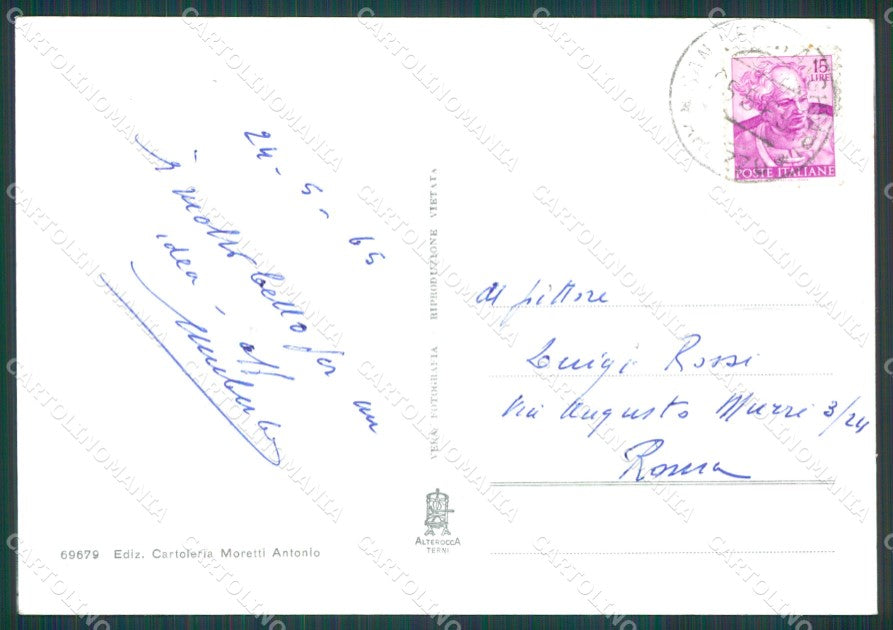 Perugia San Giustino Foto FG cartolina KB3940 – retro