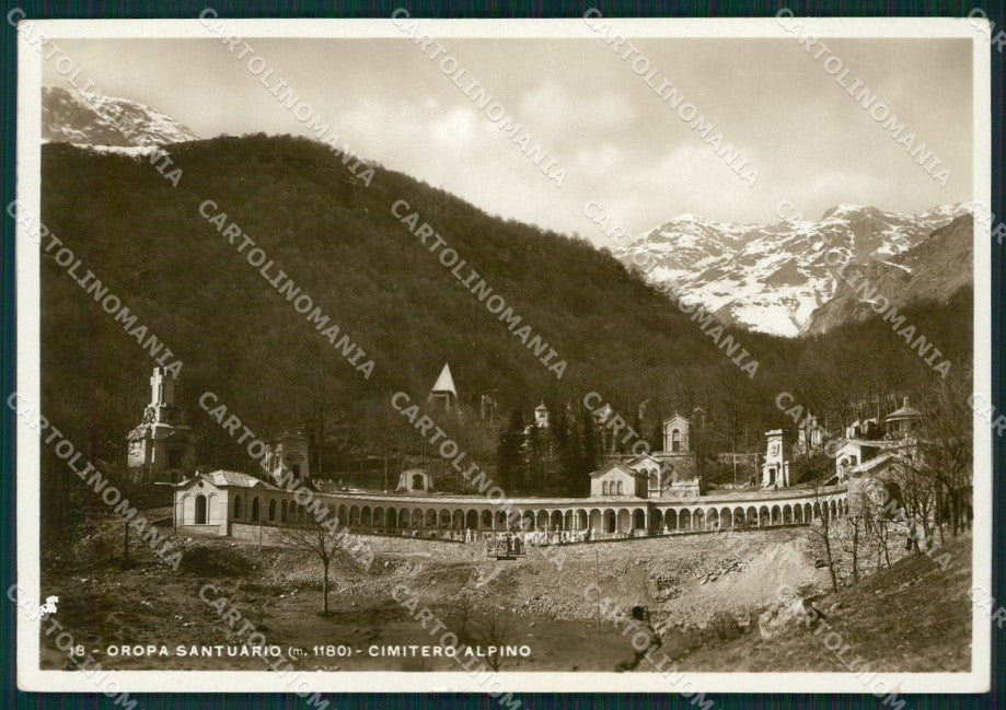 Biella Oropa Santuario ABRASA 0Foto FG cartolina KB3964 – fronte