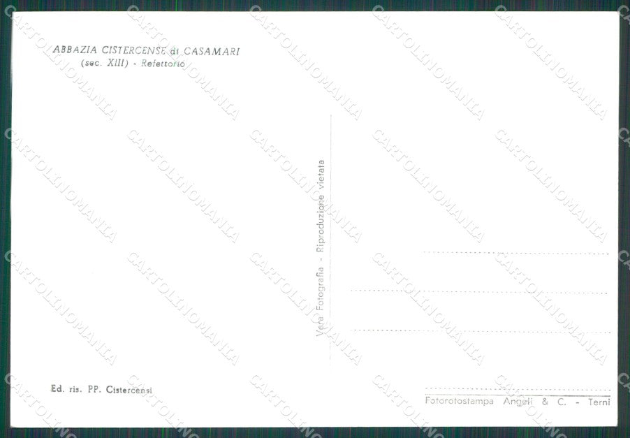 Frosinone Veroli Casamari Foto FG cartolina KB3969 – retro