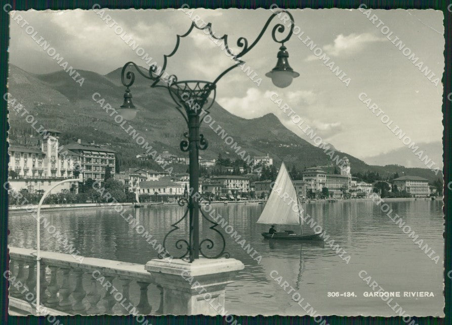 Brescia Gardone Lago di Garda PIEGA Foto FG cartolina KB4001 – fronte
