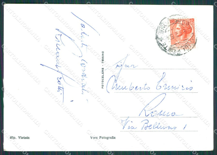 Frosinone Fiuggi Foto FG cartolina KB4014 – retro