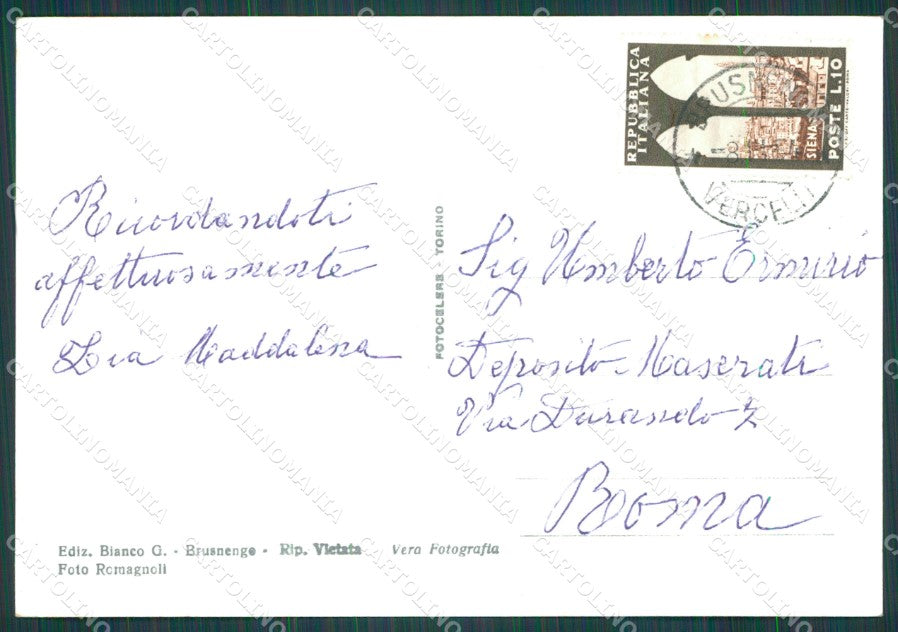 Biella Brusnengo Foto FG cartolina KB4022 – retro