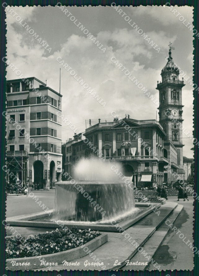 Varese Città Fontana Foto FG cartolina KB4044 – fronte