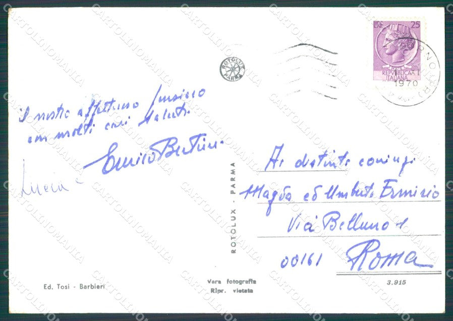 Parma Colorno Foto FG cartolina KB4049 – retro