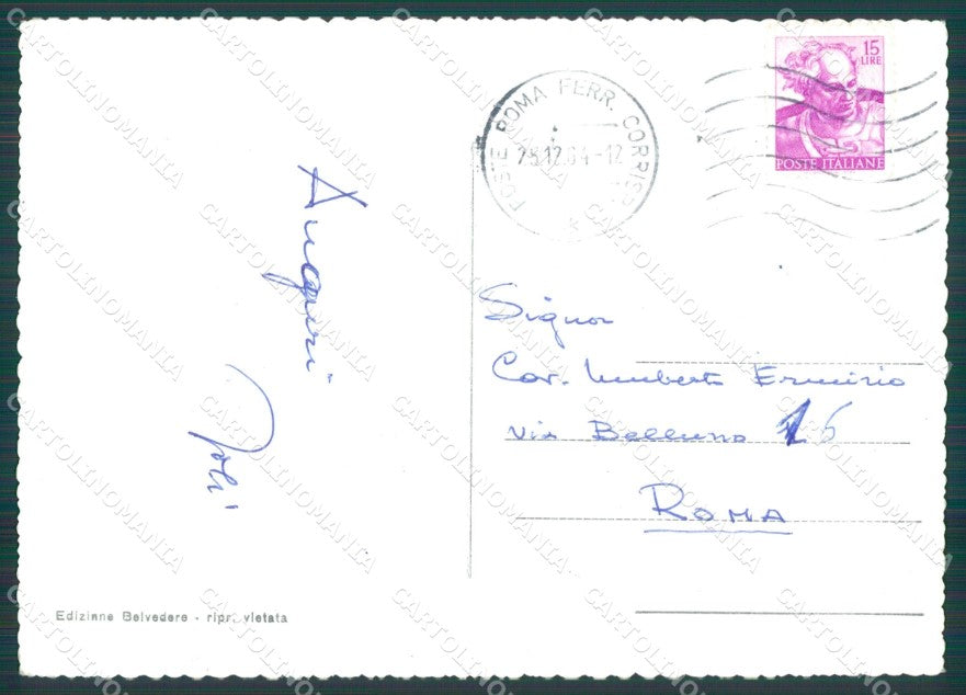 Roma Città Fontana Foto FG cartolina KB4050 – retro