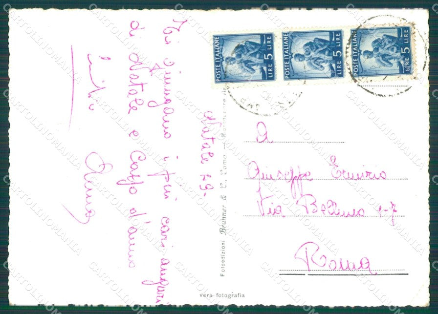 Genova Nervi PIEGA Foto FG cartolina KB4051 – retro