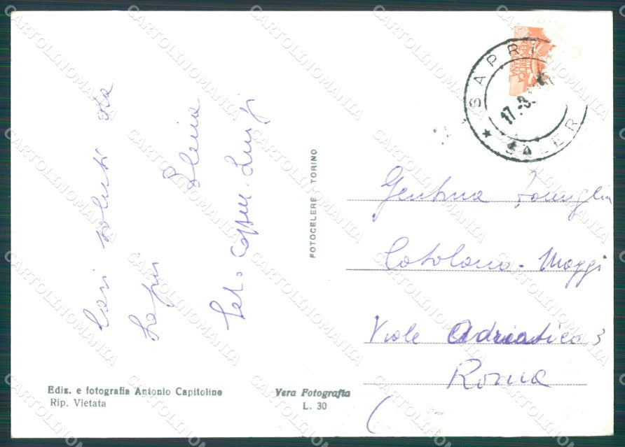 Salerno Sapri Foto FG cartolina KB4062 – retro