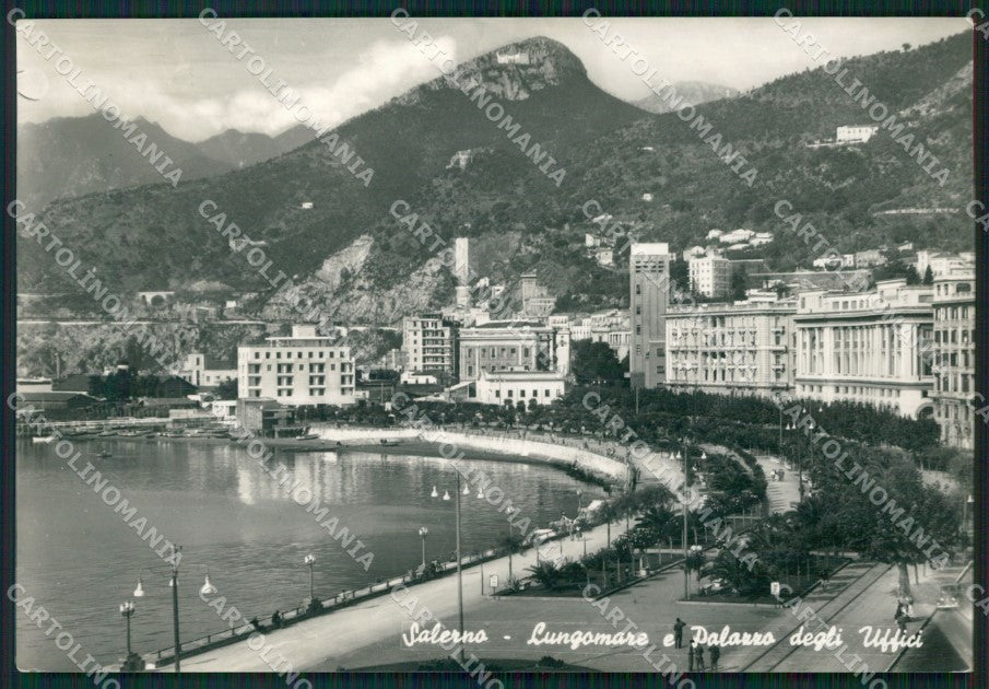 Salerno Città Palazzo degli Uffici Foto FG cartolina KB4068 – fronte