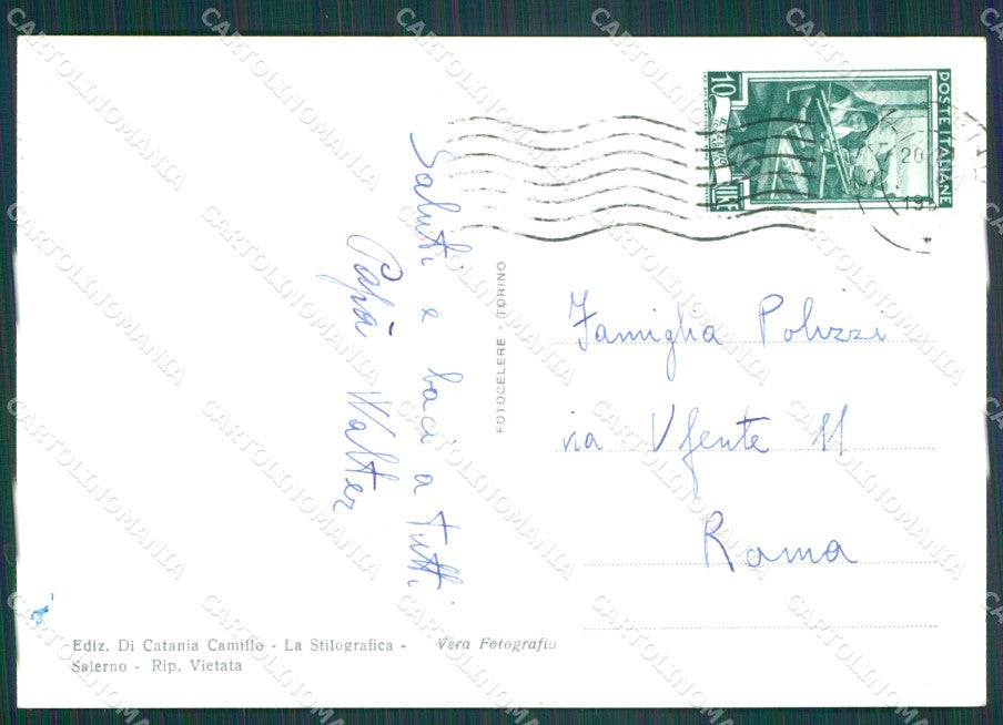 Salerno Città Foto FG cartolina KB4073 – retro