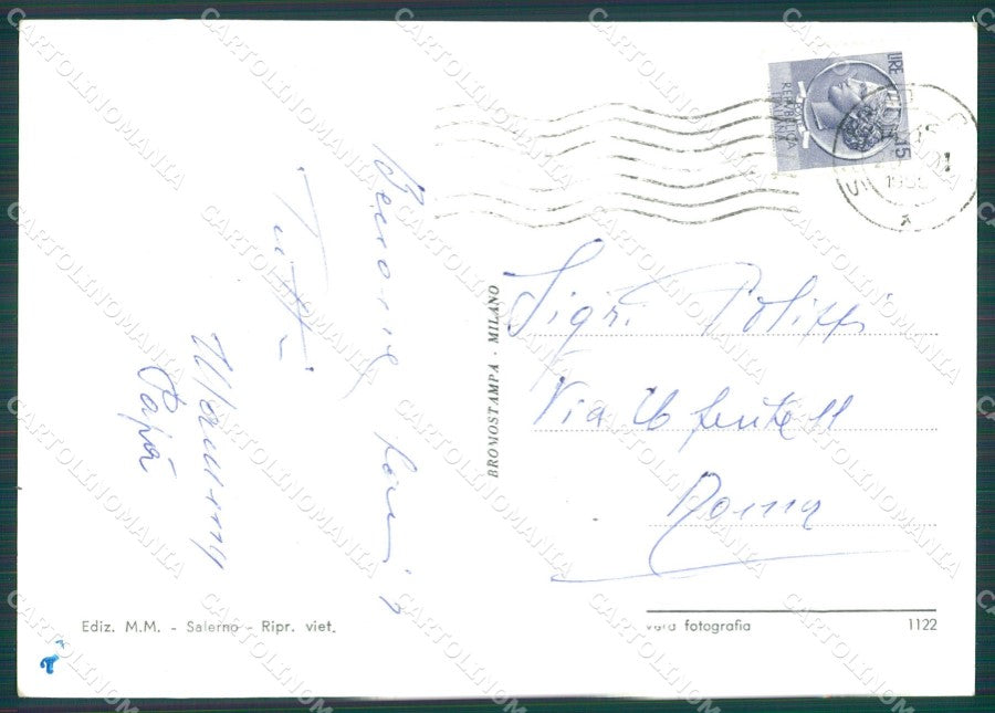 Salerno Città Foto FG cartolina KB4074 – retro
