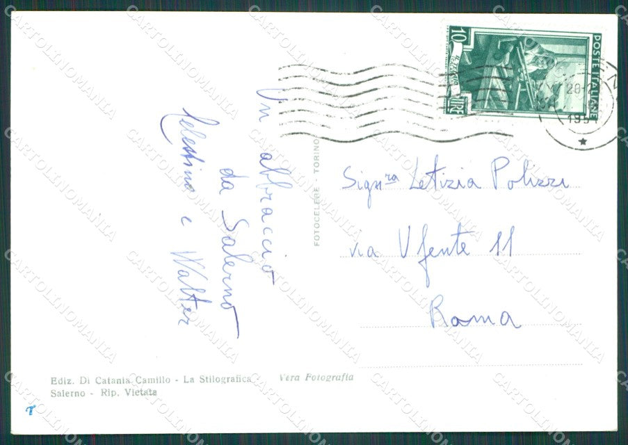 Salerno Città Foto FG cartolina KB4075 – retro