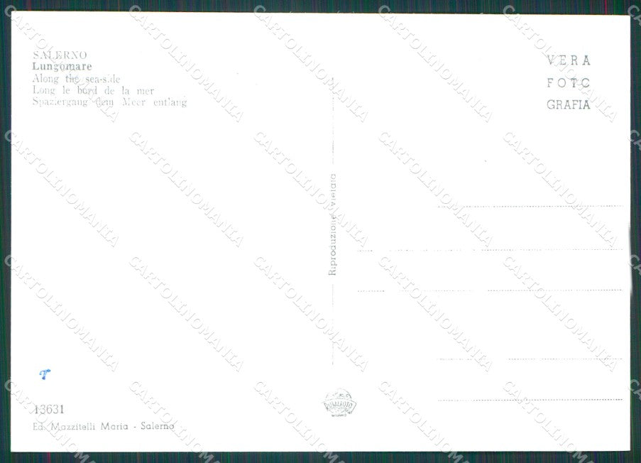 Salerno Città Foto FG cartolina KB4077 – retro