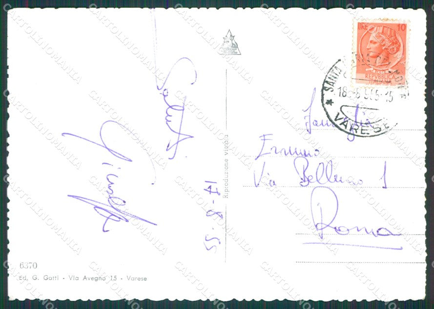Varese Varallo Sacro Monte Foto FG cartolina KB4092 – retro