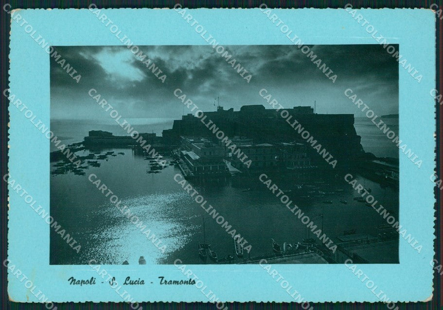 Napoli Santa Lucia PIEGA Foto FG cartolina KB4104 – fronte