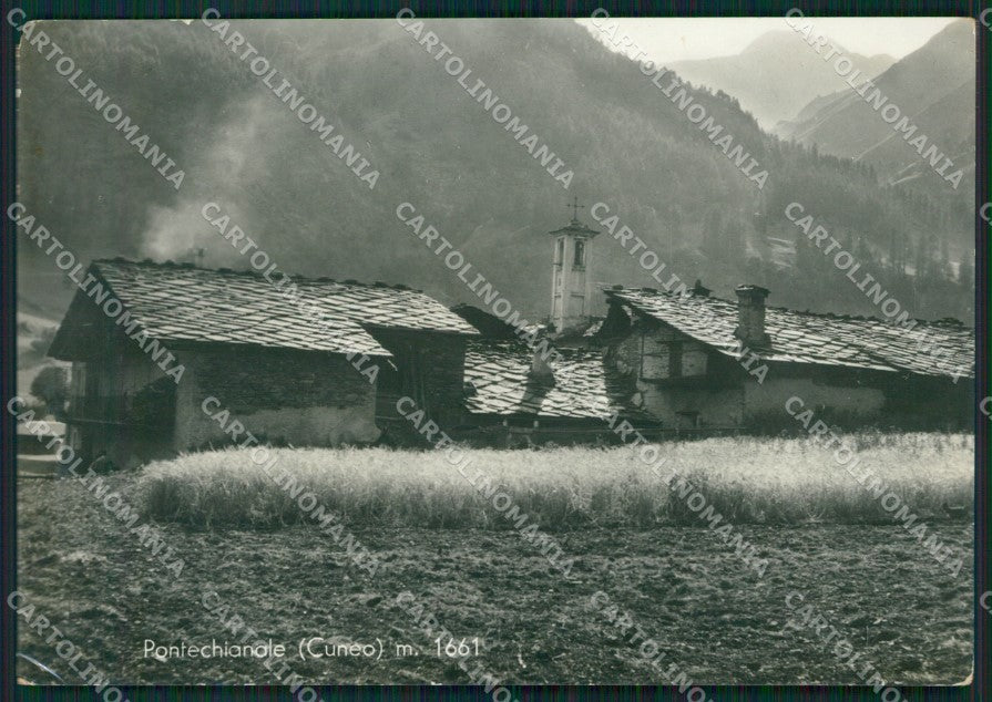 Cuneo Pontechianale PIEGHINA Foto FG cartolina KB4115 – fronte