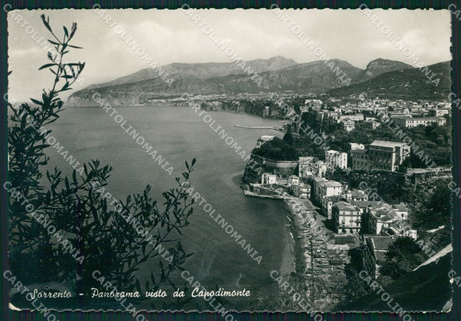 Napoli Sorrento Capodimonte PIEGA Foto FG cartolina KB4128 – fronte