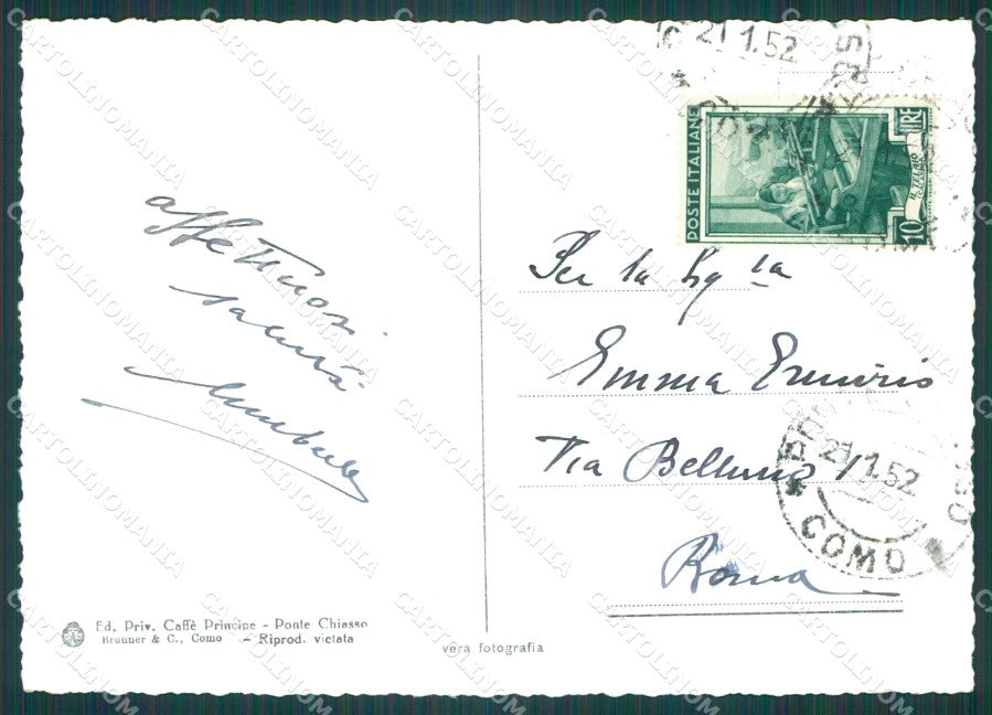 Como Chiasso Dogana PIEGHINA Foto FG cartolina KB4132 – retro