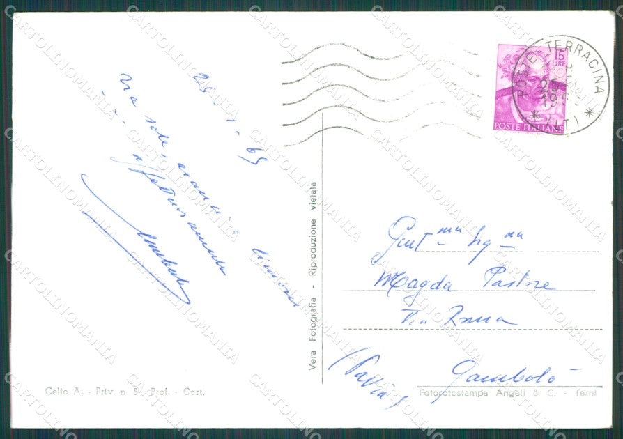 Latina Terracina Foto FG cartolina KB4137 – retro