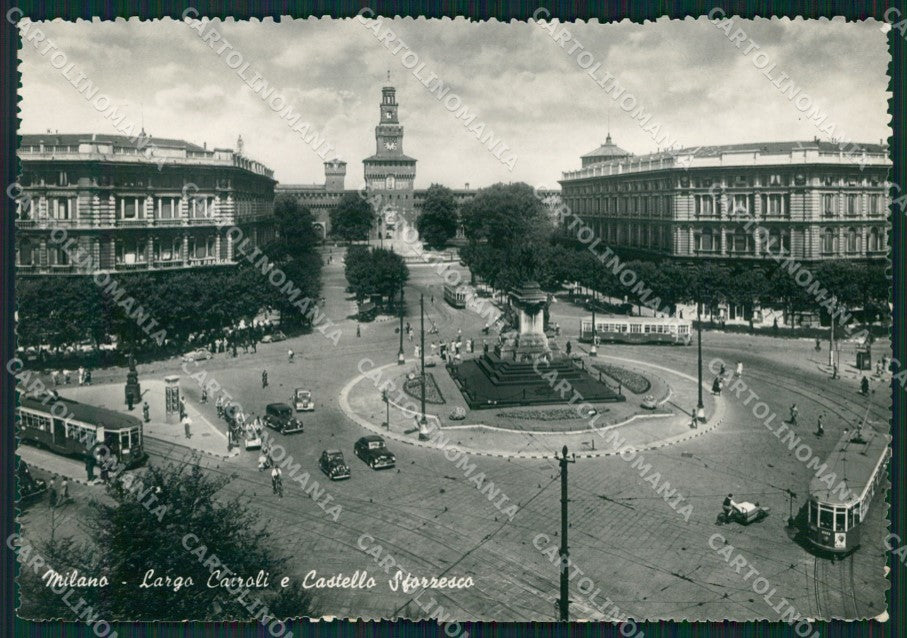 Milano Città Tram Foto FG cartolina KB4140 – fronte