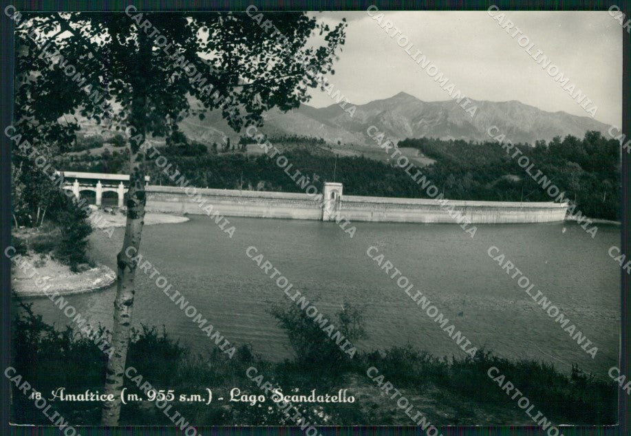 Rieti Amatrice Lago Scandarello Foto FG cartolina KB4150 – fronte
