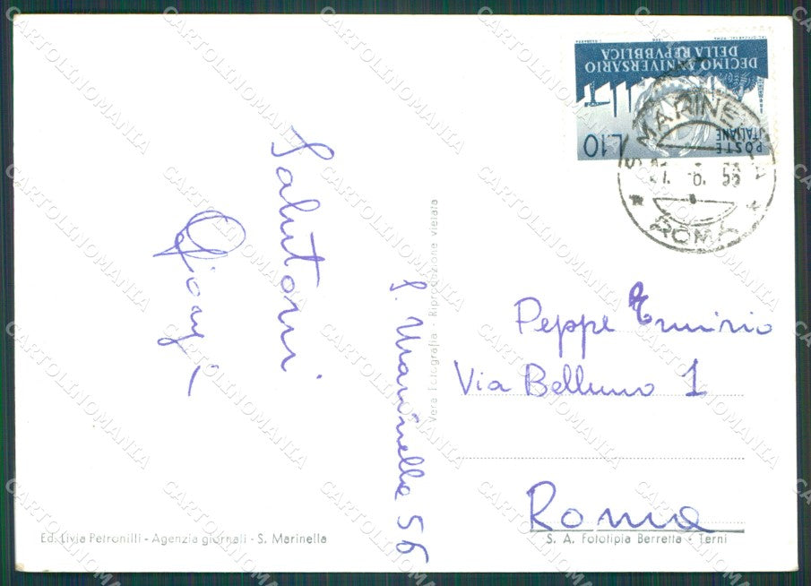 Roma Santa Marinella Foto FG cartolina KB4159 – retro