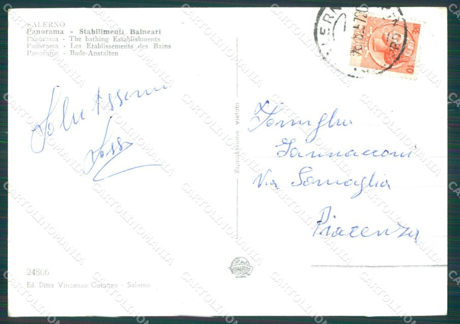Salerno Città Foto FG cartolina KB4164 – retro