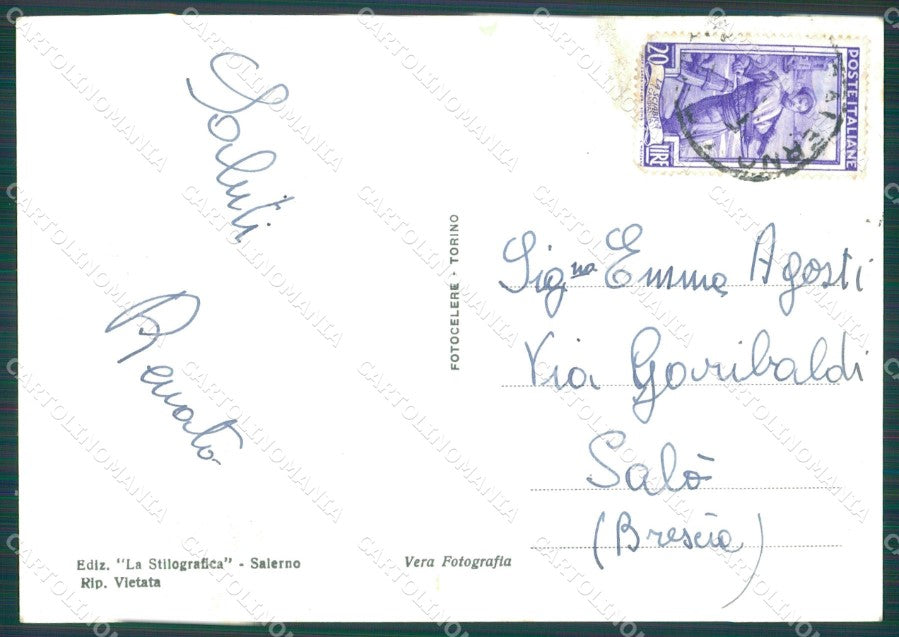Salerno Città Foto FG cartolina KB4166 – retro