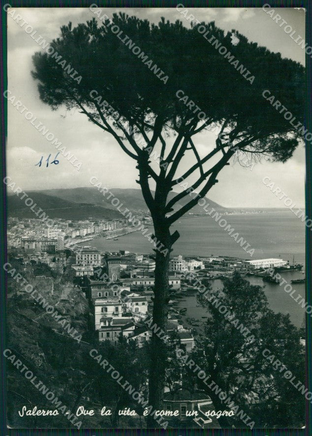 Salerno Città PIEGA Foto FG cartolina KB4173 – fronte