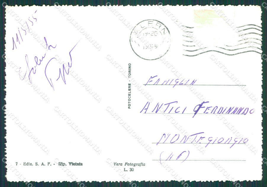 Salerno Città STRAPPINO PIEGA Foto FG cartolina KB4175 – retro