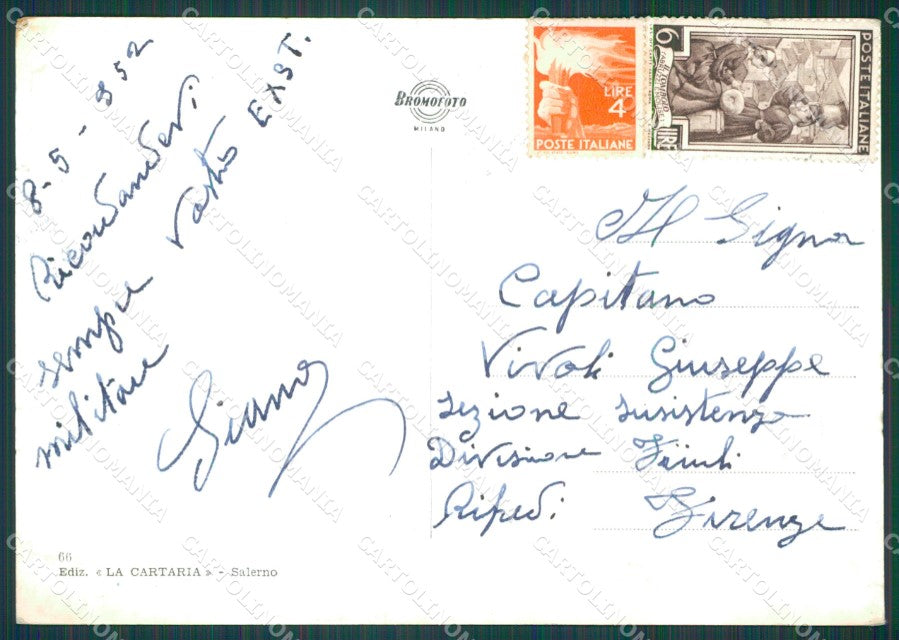 Salerno Città Foto FG cartolina KB4183 – retro