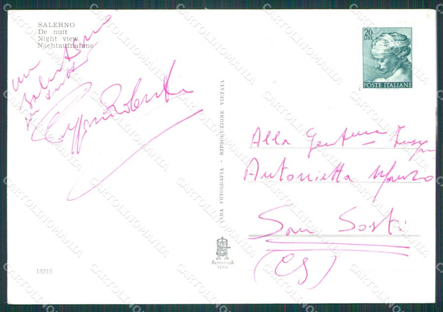Salerno Città Foto FG cartolina KB4186 – retro