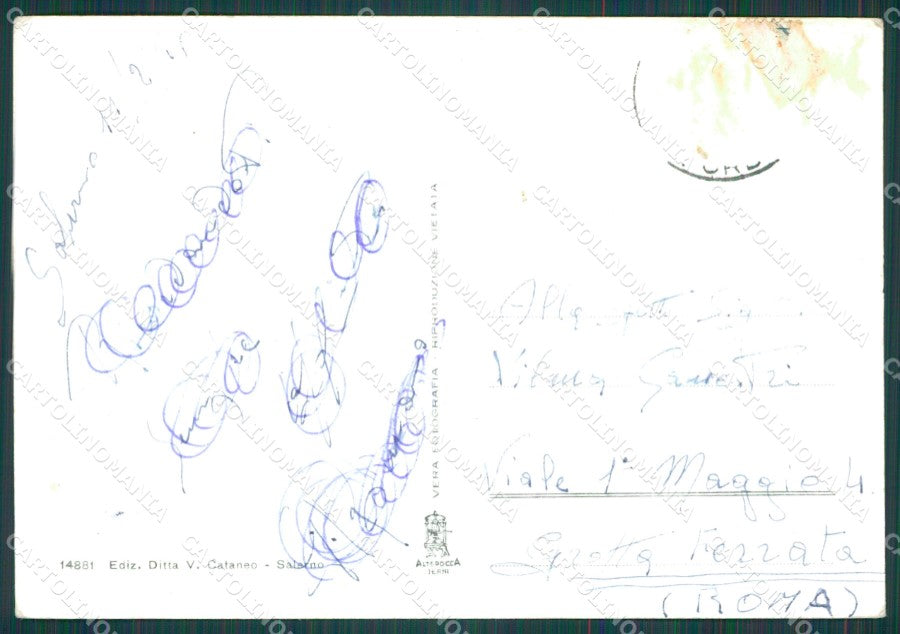 Salerno Città Foto FG cartolina KB4190 – retro