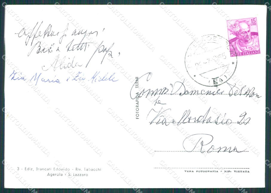 Napoli Agerola Foto FG cartolina KB4193 – retro