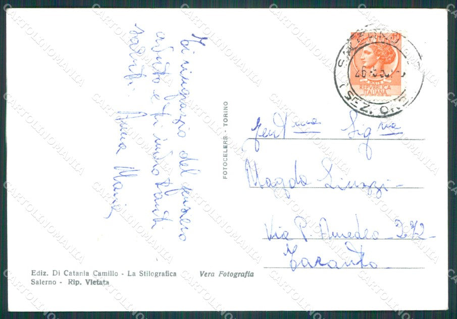 Salerno Città Foto FG cartolina KB4207 – retro