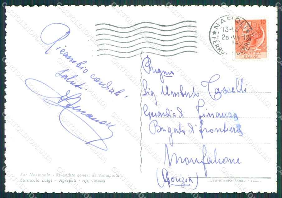 Salerno Agropoli Foto FG cartolina KB4208 – retro