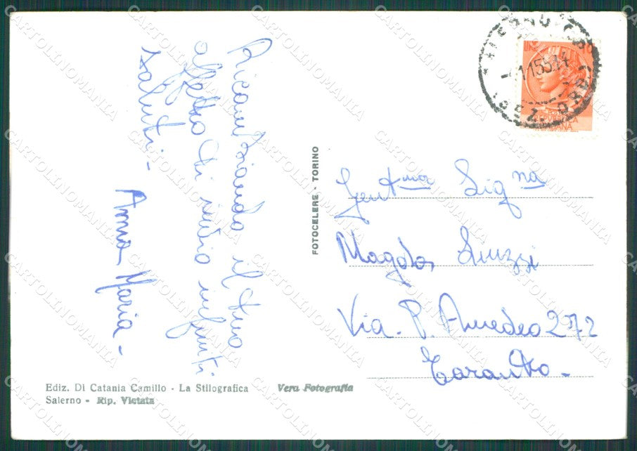 Salerno Città Foto FG cartolina KB4215 – retro