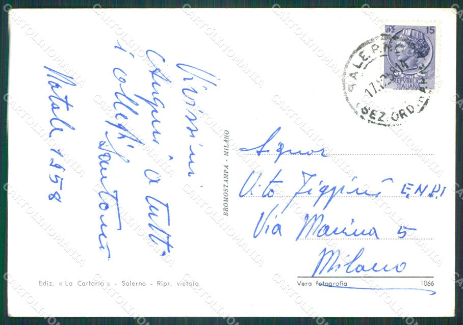 Salerno Città Foto FG cartolina KB4226 – retro